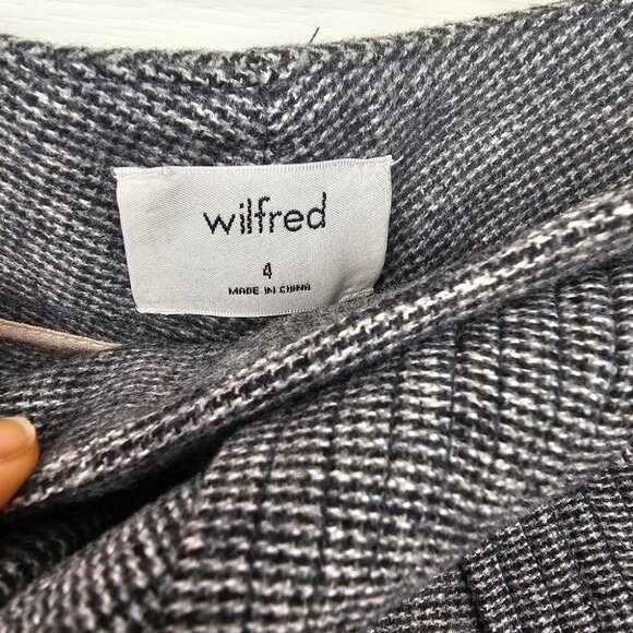 ARITZIA Wilfred Jallade Pants Tie Front High Rise Wool Blend Size 4 - Picture 9 of 9